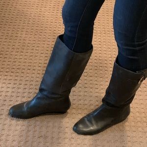 Steve Madden INTYCE black LEATHER boots